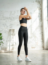 FREYA - CHIC CHAPS STRIDE LEGGING - BLACK - VECTOR SPORTSWEAR